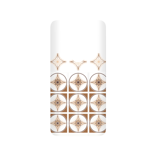 RhinoShield X OldHouseFace SolidSuit OnePlus 7 Pro Case - Newtro Tiles - Mocha