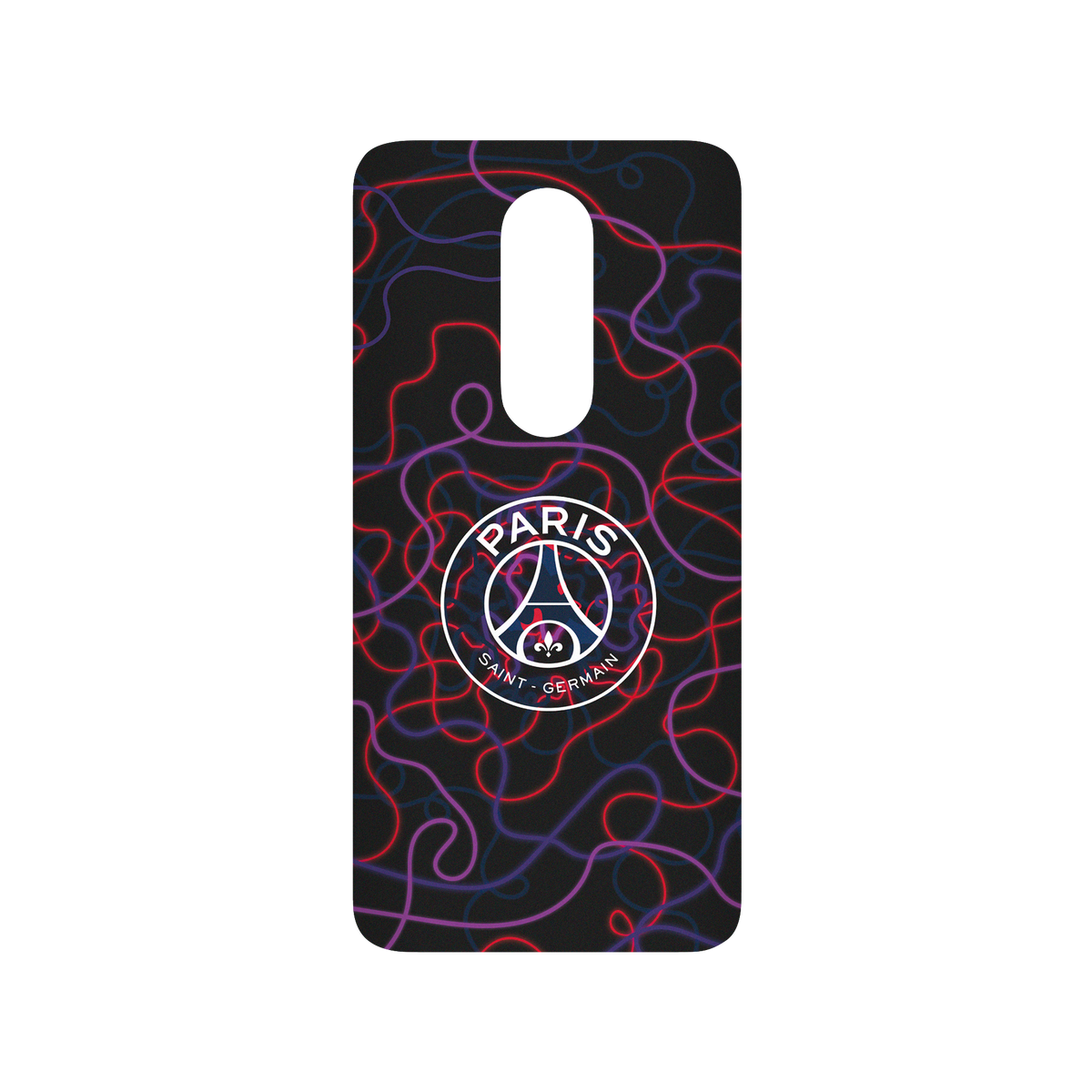 RHINOSHIELD X PSG SolidSuit OnePlus 7 Pro Case - Paris Saint-Germain Neon Logo