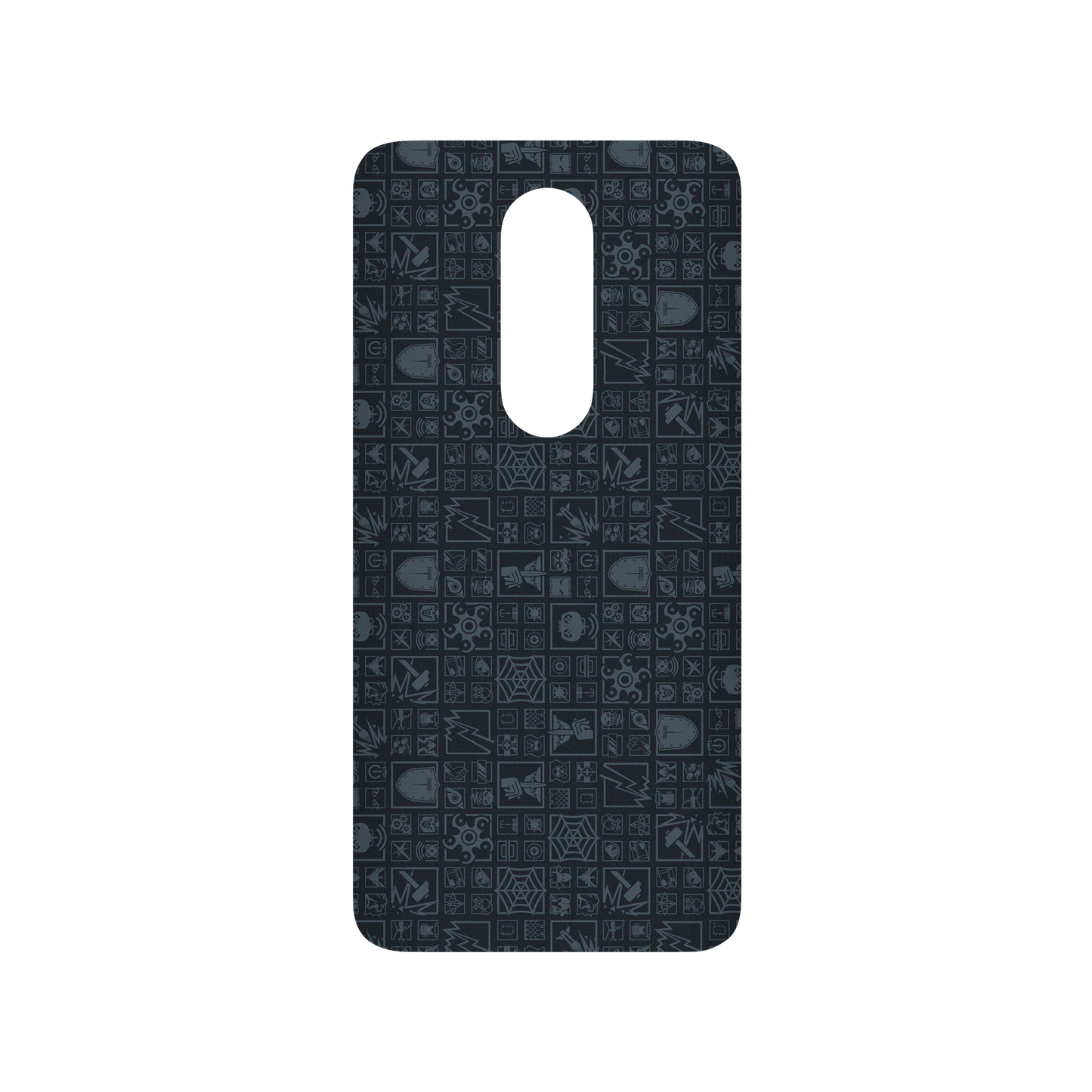 RhinoShield X 6: Siege SolidSuit OnePlus 7 Pro Case - Mosaic - Dark Blue