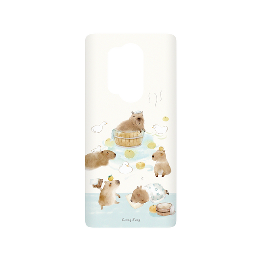 RHINOSHIELD X Liang Feng SolidSuit OnePlus 8 Pro Case - capybaras