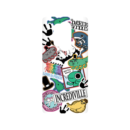 RhinoShield X Incrediville SolidSuit OnePlus 8 Pro Case - Odd Sticker Album