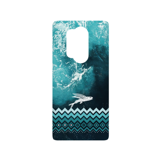 RHINOSHIELD X WasangShow SolidSuit OnePlus 8 Pro Case - Flying Fish in the Deep Sea