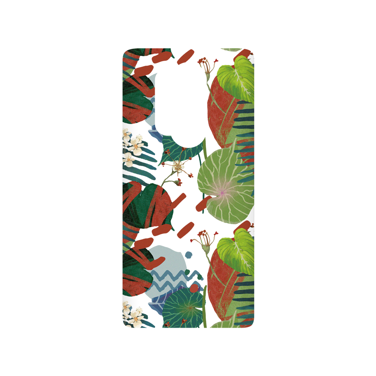 RHINOSHIELD X WasangShow SolidSuit OnePlus 8 Pro Case - Tropical Leaves
