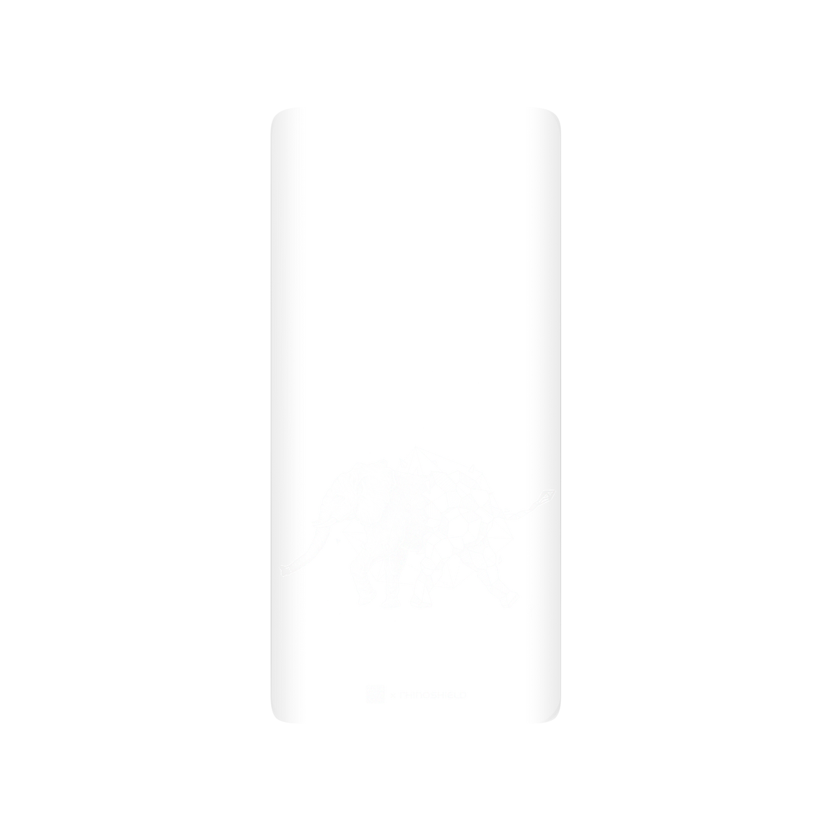 RhinoShield X Kerby Rosanes SolidSuit OnePlus 8 Pro Case - Geo Elephant - White