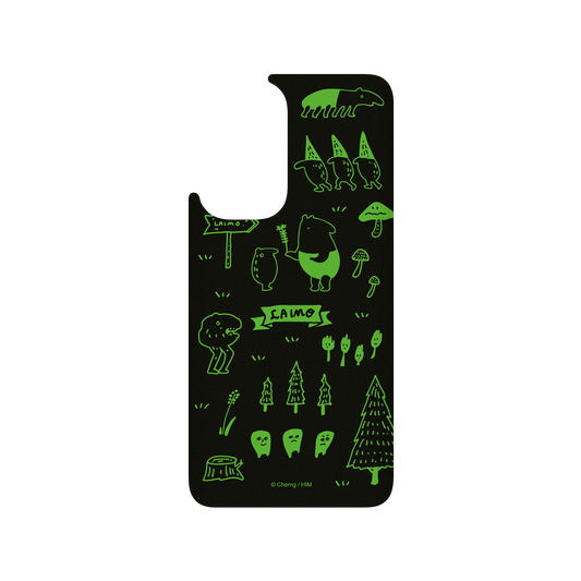 RhinoShield X LAIMO SolidSuit OnePlus 9 Case - LAIMO's Magic Forest (Night)