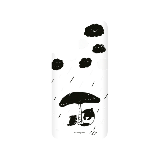 RhinoShield X LAIMO SolidSuit OnePlus 9 Case - It's Raining (Transparent)