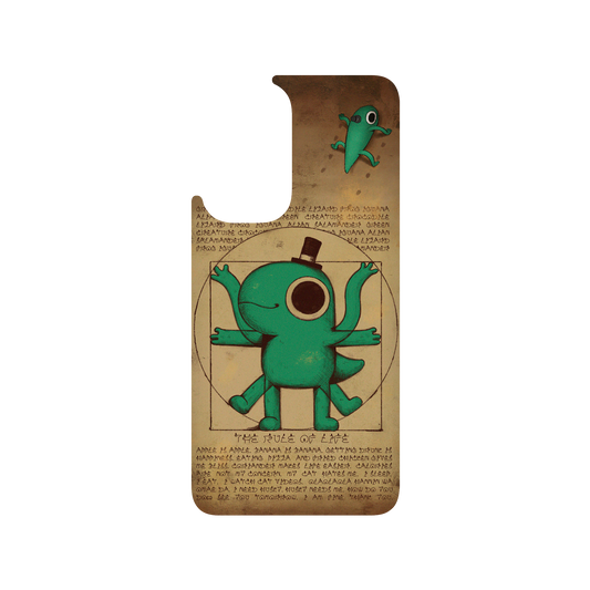 RhinoShield X Incrediville SolidSuit OnePlus 9 Case - Vitruvian Lizard
