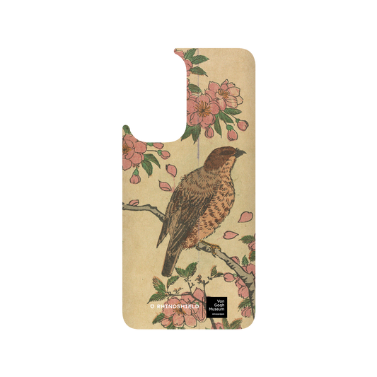 RHINOSHIELD X Van Gogh Museum  SolidSuit OnePlus 9 Case - Cherry Blossoms and Shrike - Utagawa Hiroshige III