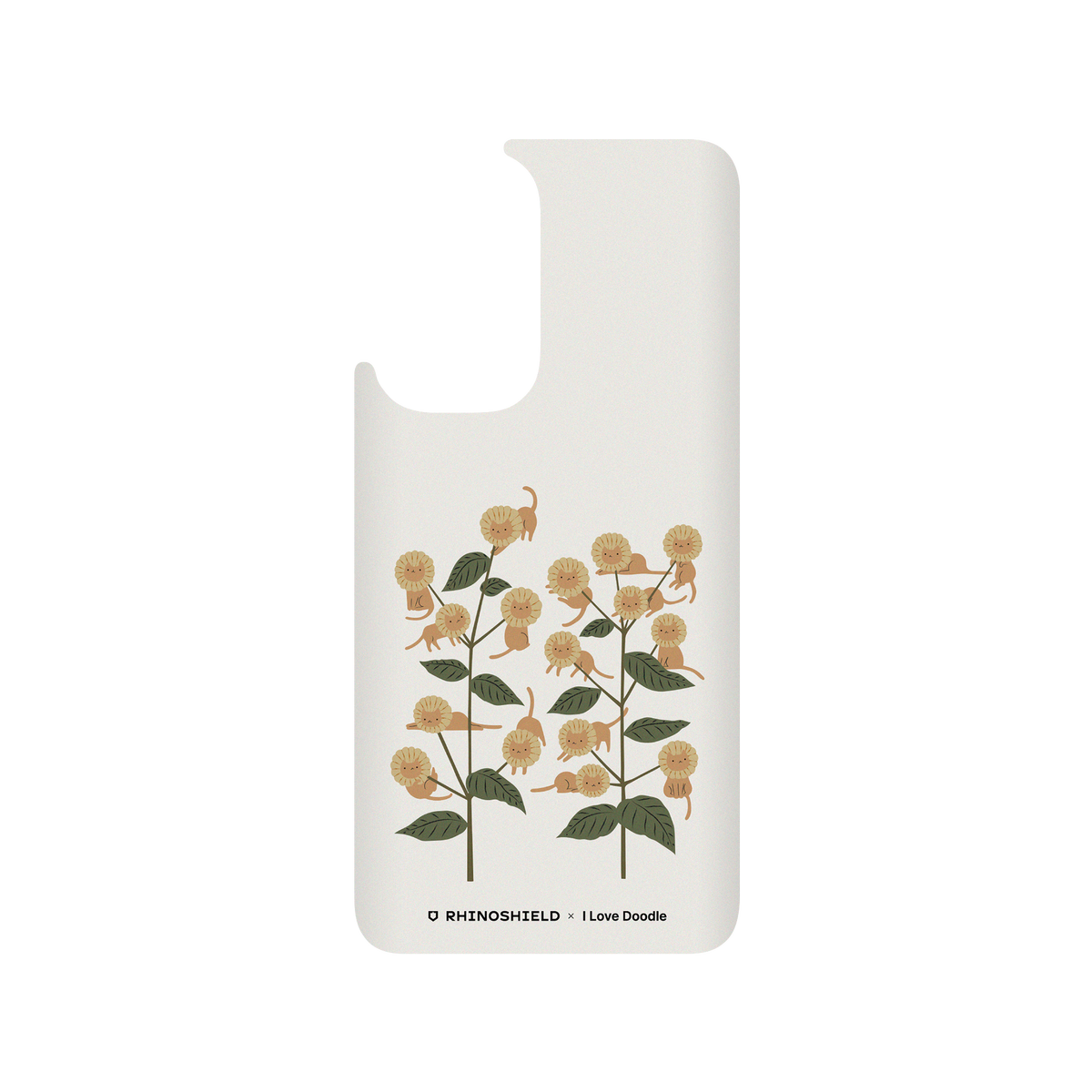 RhinoShield X I Love Doodle SolidSuit OnePlus 9 Case - Cat and Plant - Catmouflage