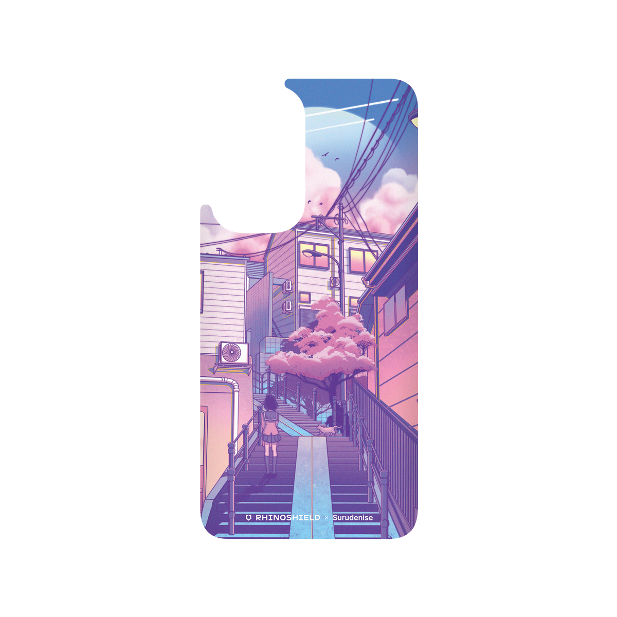 RhinoShield X Surudenise SolidSuit OnePlus 9 Case - Pastel Tokyo