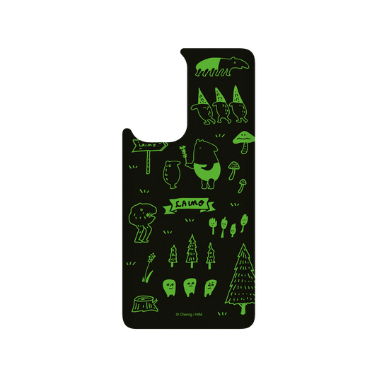 RhinoShield X LAIMO SolidSuit OnePlus 9 Pro Case - LAIMO's Magic Forest (Night)