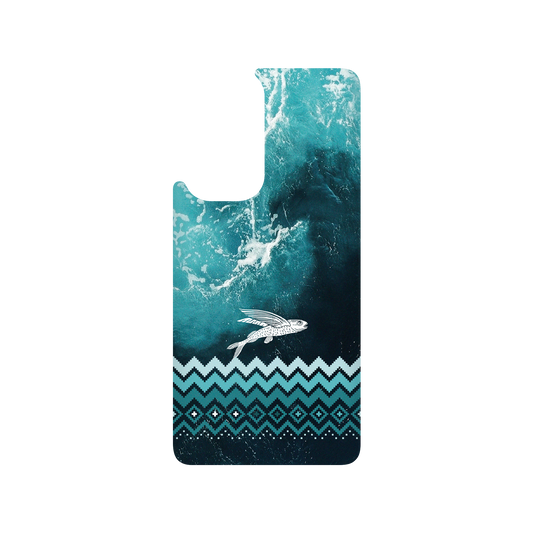 RHINOSHIELD X WasangShow SolidSuit OnePlus 9 Pro Case - Flying Fish in the Deep Sea