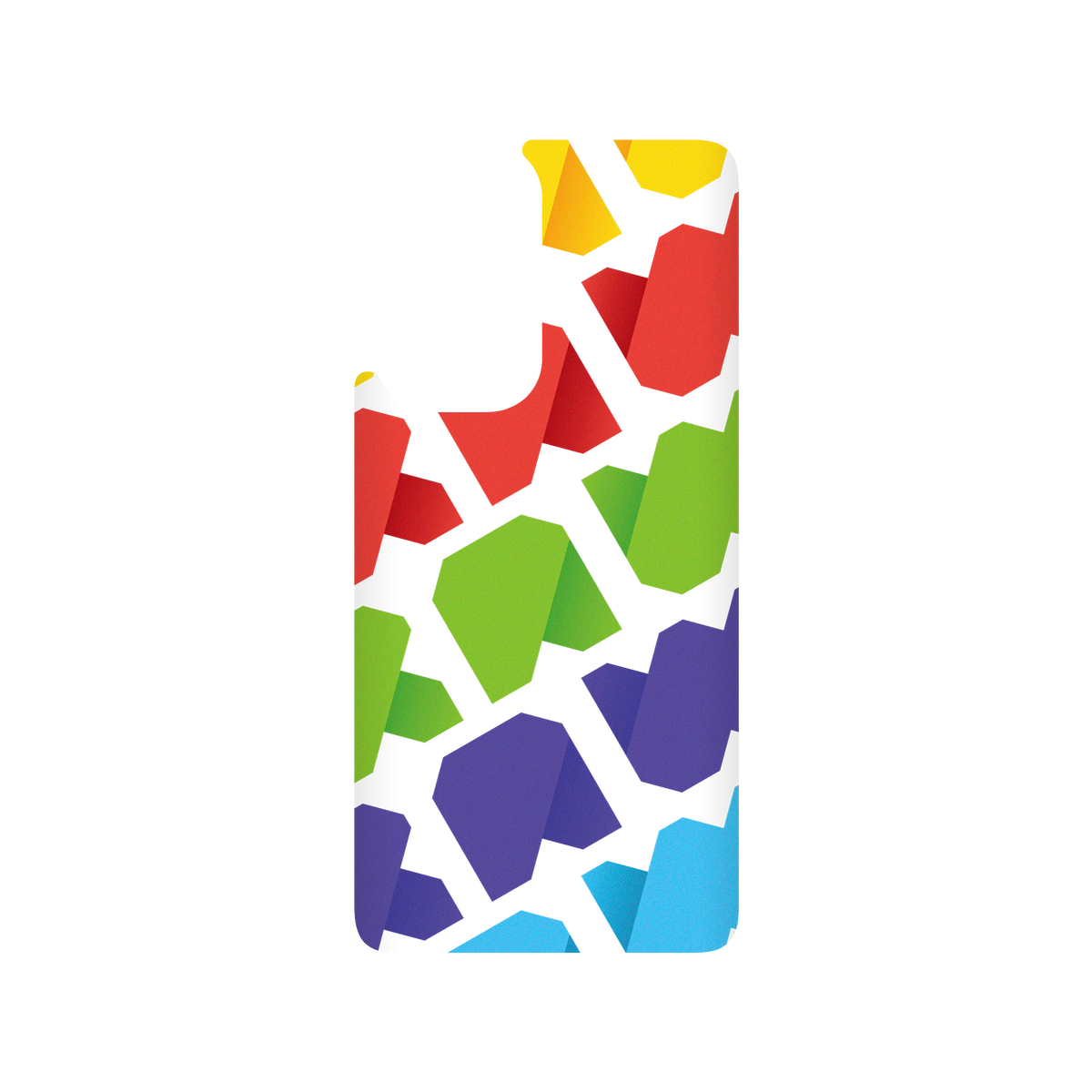 RhinoShield X JOCR SolidSuit OnePlus 9 Pro Case - Raw Rainbow Pattern Big