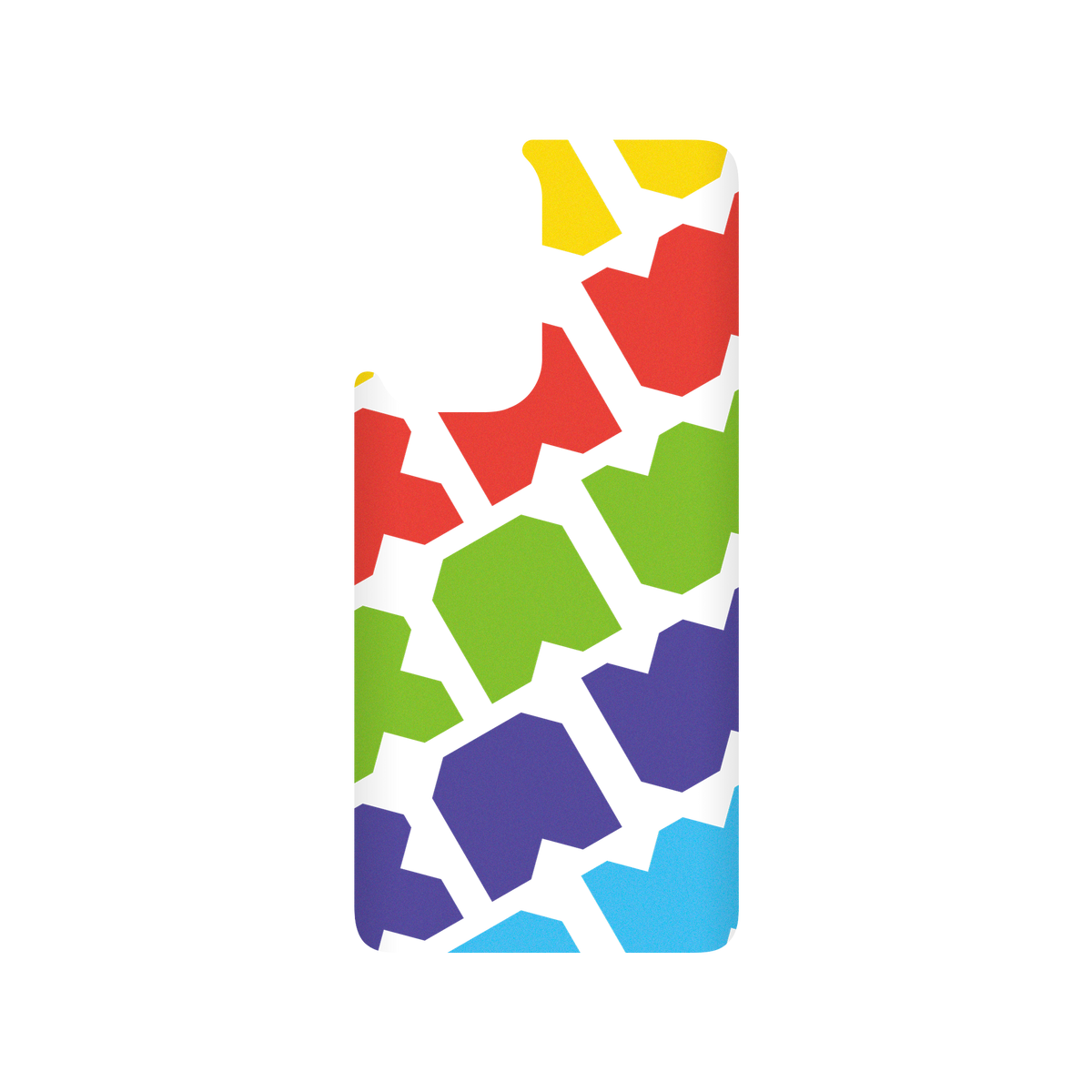 RhinoShield X JOCR SolidSuit OnePlus 9 Pro Case - Raw Rainbow Pattern Big