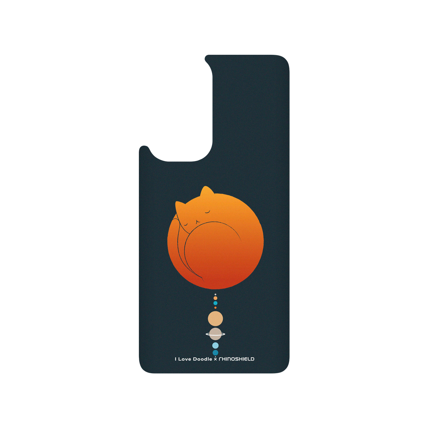 RhinoShield X I Love Doodle SolidSuit OnePlus 9 Pro Case - Cat Landscape - The Solar System