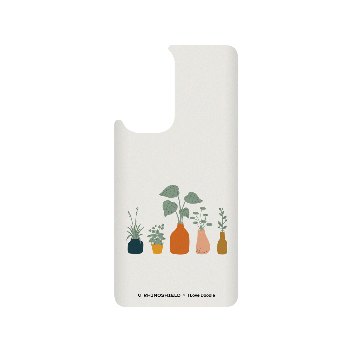 RhinoShield X I Love Doodle SolidSuit OnePlus 9 Pro Case - Cat and Plant - Vase