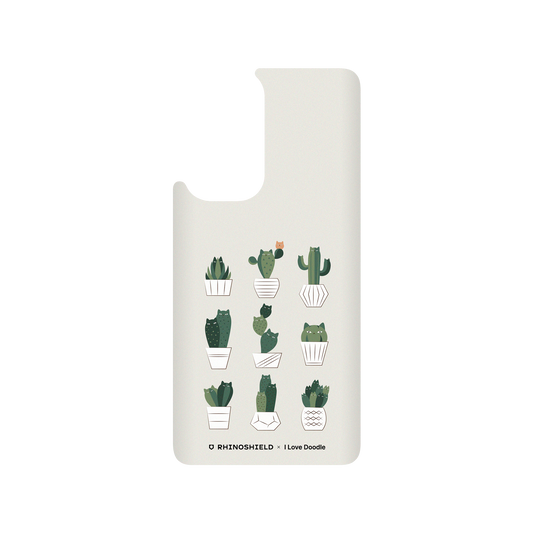 RhinoShield X I Love Doodle SolidSuit OnePlus 9 Pro Case - Cat and Plant - Potted Cattus