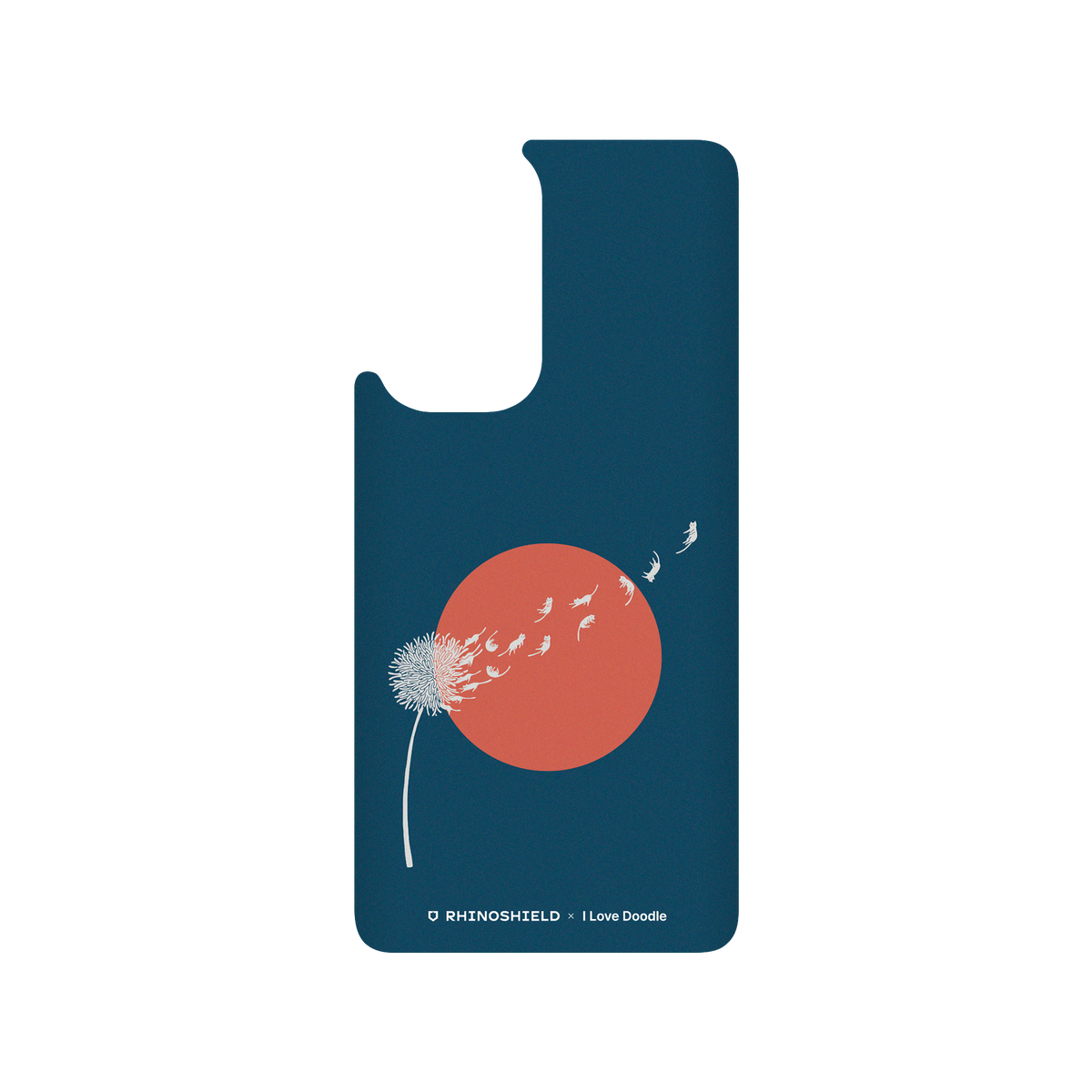 RhinoShield X I Love Doodle SolidSuit OnePlus 9 Pro Case - Cat and Plant - Dandelion