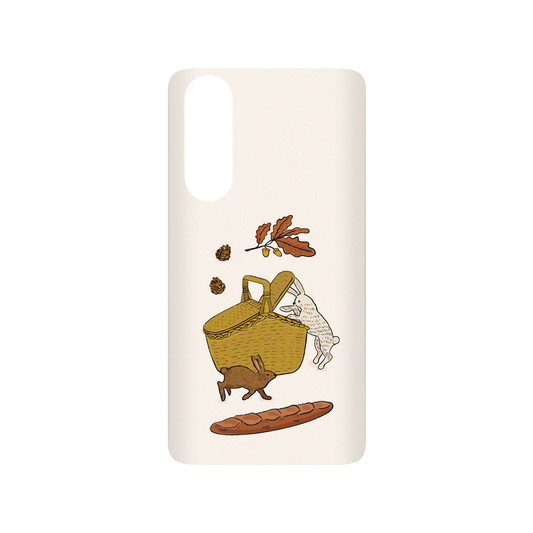 RHINOSHIELD SolidSuit Huawei P30 Case: Original Designs - Picnic Bunnies
