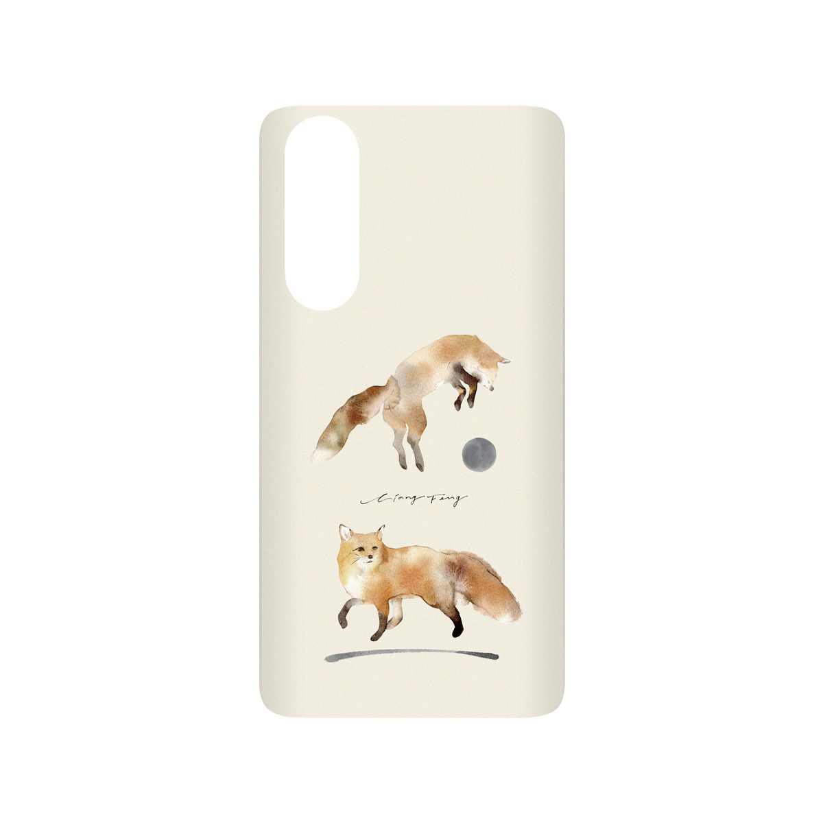 RHINOSHIELD X Liang Feng SolidSuit Huawei P30 Case - foxes