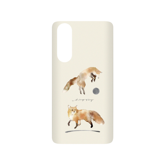 RHINOSHIELD X Liang Feng SolidSuit Huawei P30 Case - foxes