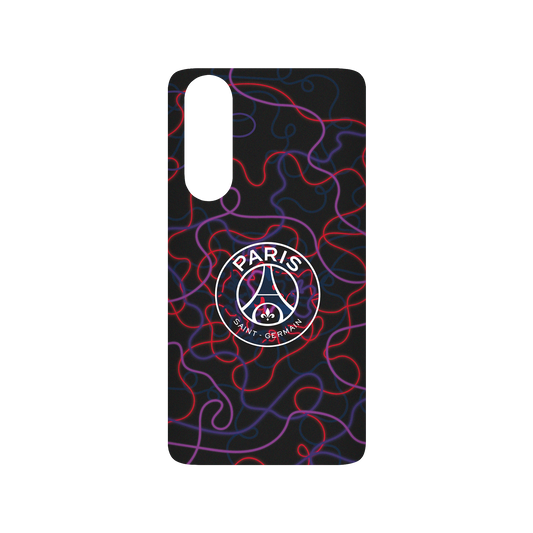 RHINOSHIELD X PSG SolidSuit Huawei P30 Case - Paris Saint-Germain Neon Logo