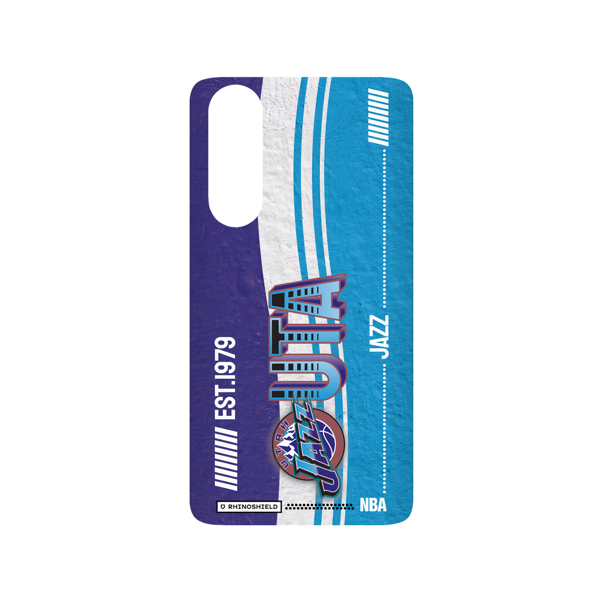 Huawei P30 犀牛盾SolidSuit聯名設計款防摔背蓋手機殼 NBA - 復古球員卡-猶他爵士 Utah Jazz - Vintage Card