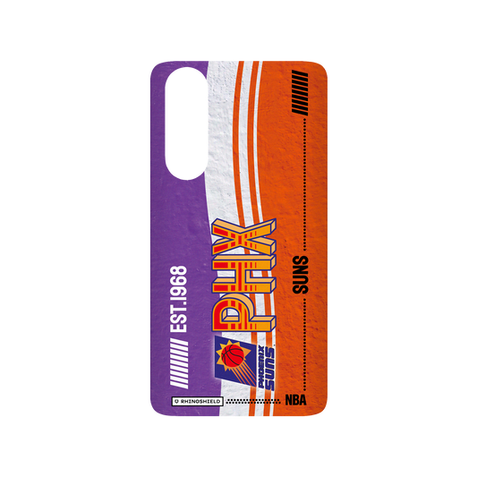 Huawei P30 犀牛盾SolidSuit聯名設計款防摔背蓋手機殼 NBA - 復古球員卡-鳳凰城太陽 Phoenix Suns - Vintage Card