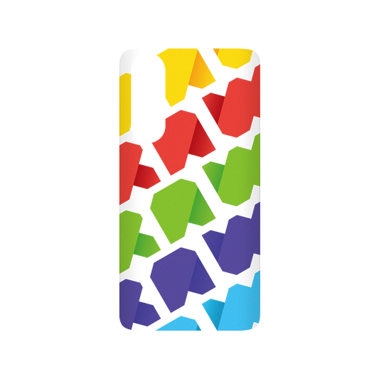 RhinoShield X JOCR SolidSuit Huawei P30 Case - Raw Rainbow Pattern Big