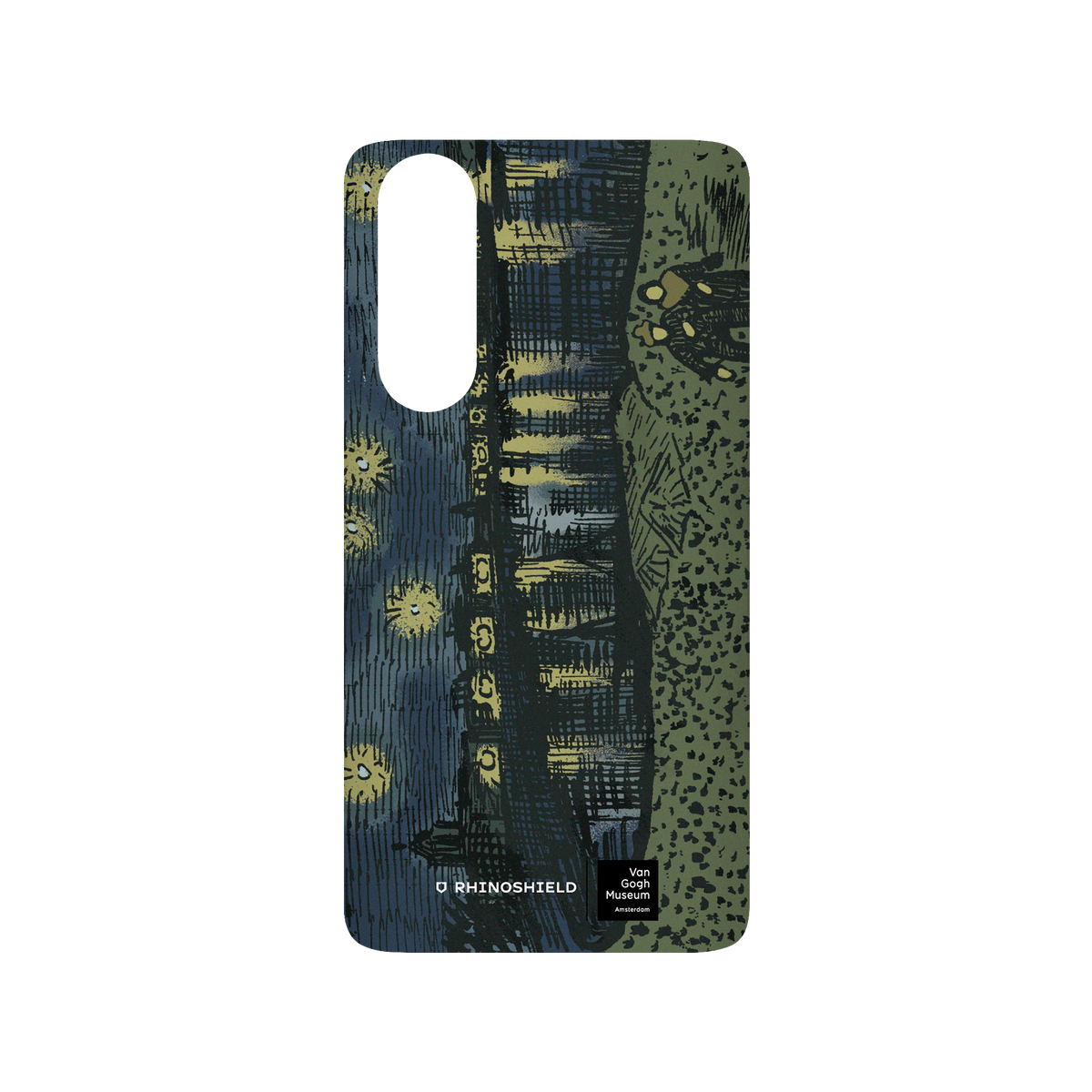 RHINOSHIELD X Van Gogh Museum  SolidSuit Huawei P30 Case - Sketch of Starry Night Over the Rhône - Recolored by RHINOSHIELD