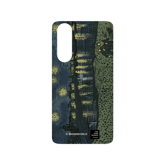 RHINOSHIELD X Van Gogh Museum  SolidSuit Huawei P30 Case - Sketch of Starry Night Over the Rhône - Recolored by RHINOSHIELD
