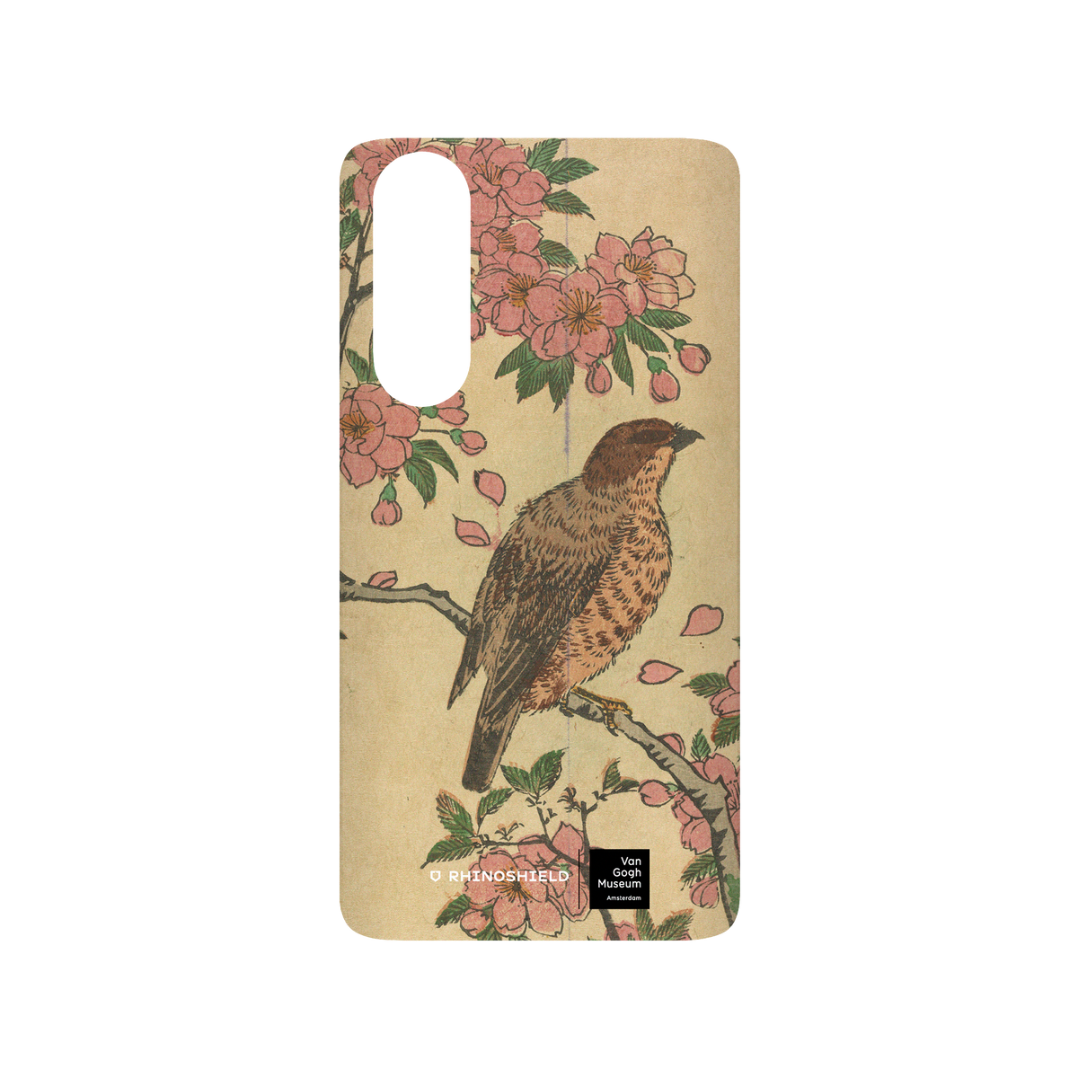 RHINOSHIELD X Van Gogh Museum  SolidSuit Huawei P30 Case - Cherry Blossoms and Shrike - Utagawa Hiroshige III