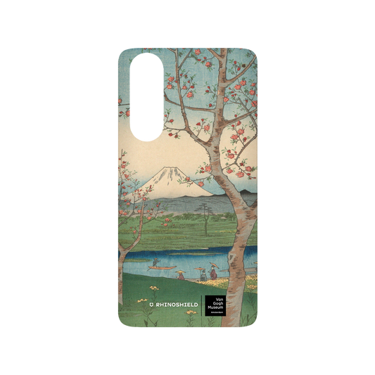 RHINOSHIELD X Van Gogh Museum  SolidSuit Huawei P30 Case - View of Mount Fuji from Koshigaya - Utagawa Hiroshige