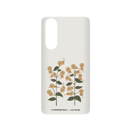 RhinoShield X I Love Doodle SolidSuit Huawei P30 Case - Cat and Plant - Catmouflage