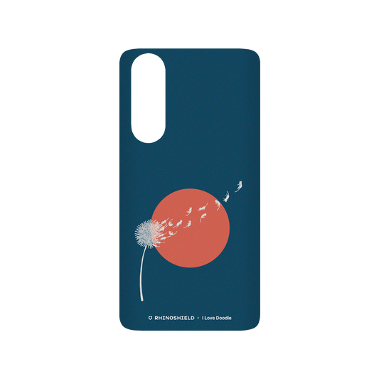 RhinoShield X I Love Doodle SolidSuit Huawei P30 Case - Cat and Plant - Dandelion