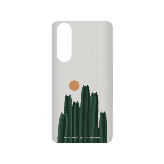 RhinoShield X I Love Doodle SolidSuit Huawei P30 Case - Cat and Plant - Cattus
