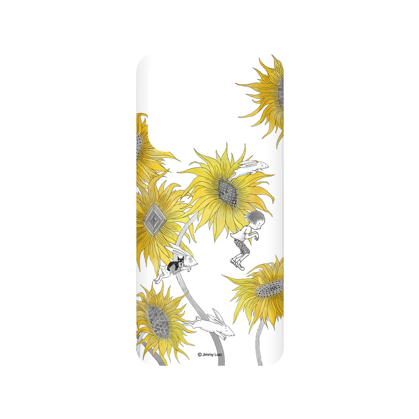 RHINOSHIELD X Jimmy SolidSuit Huawei P30 Pro Case - Year of the Rabbit Series - Chasing in the sunflowers field