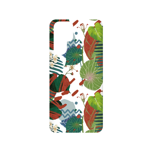 RHINOSHIELD X WasangShow SolidSuit Huawei P30 Pro Case - Tropical Leaves