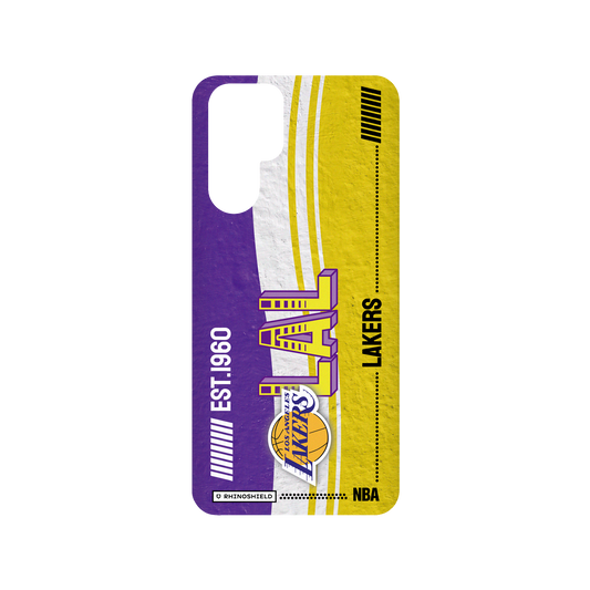Huawei P30 Pro 犀牛盾SolidSuit聯名設計款防摔背蓋手機殼 NBA - 復古球員卡-洛杉磯湖人 L.A. Lakers - Vintage Card