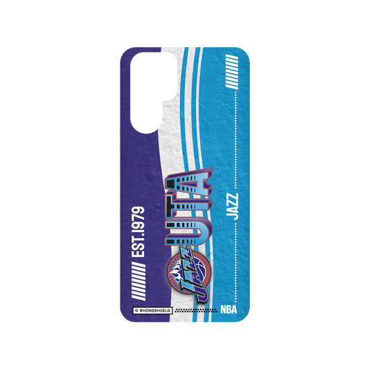 Huawei P30 Pro 犀牛盾SolidSuit聯名設計款防摔背蓋手機殼 NBA - 復古球員卡-猶他爵士 Utah Jazz - Vintage Card