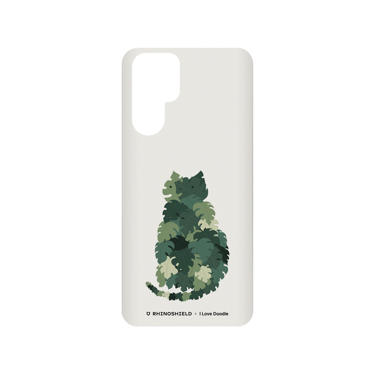 RhinoShield X I Love Doodle SolidSuit Huawei P30 Pro Case - Cat and Plant - Meowstera