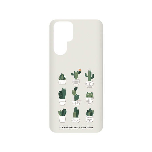 RhinoShield X I Love Doodle SolidSuit Huawei P30 Pro Case - Cat and Plant - Potted Cattus