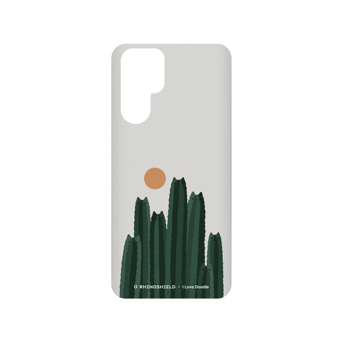RhinoShield X I Love Doodle SolidSuit Huawei P30 Pro Case - Cat and Plant - Cattus