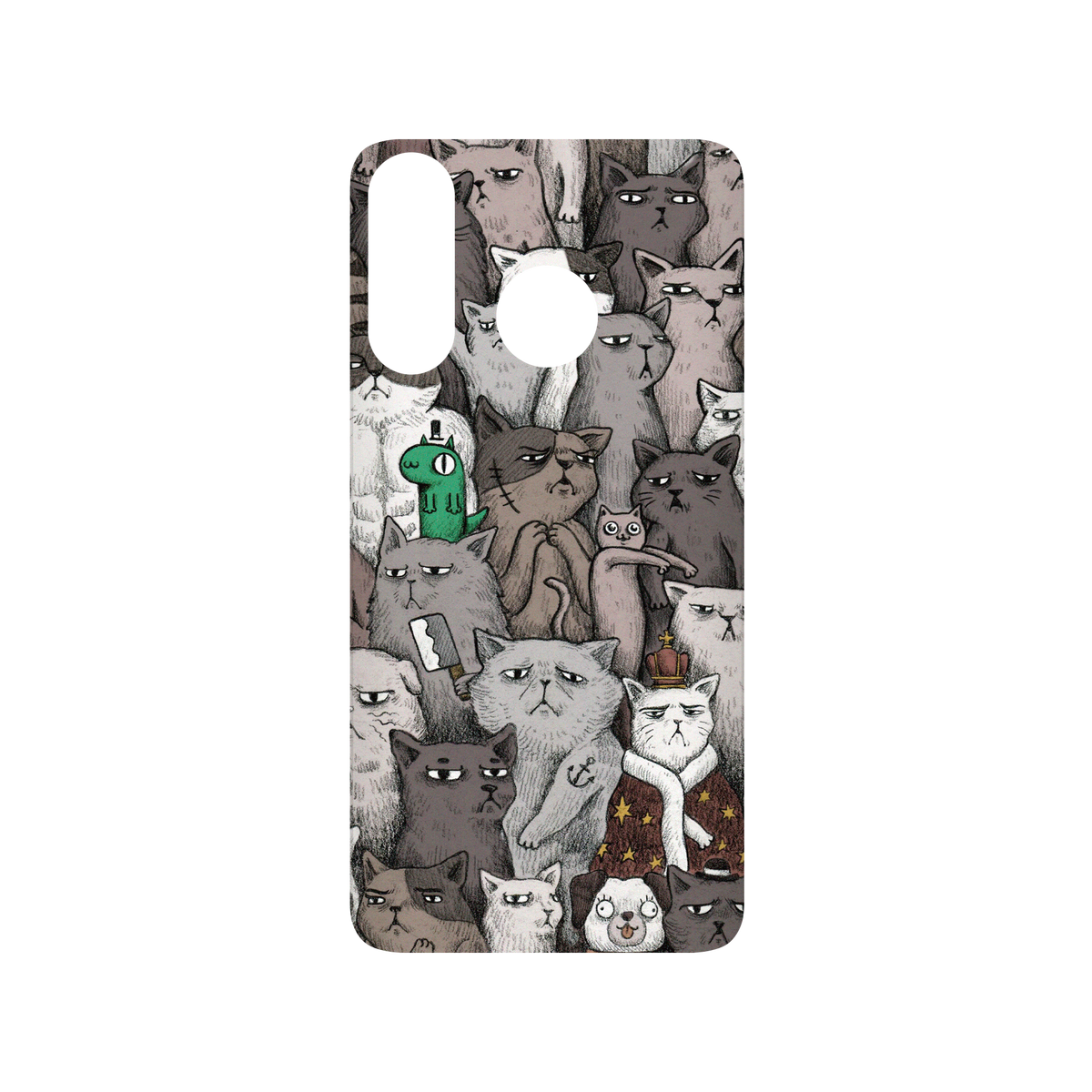 RhinoShield X Incrediville SolidSuit Huawei P30 Lite Case - Tough Cats