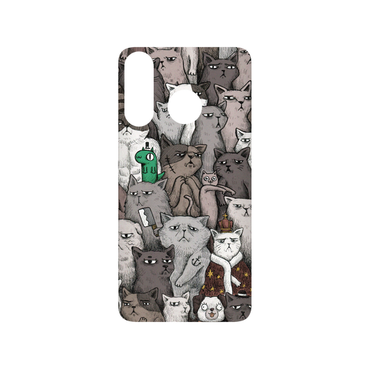 RhinoShield X Incrediville SolidSuit Huawei P30 Lite Case - Tough Cats