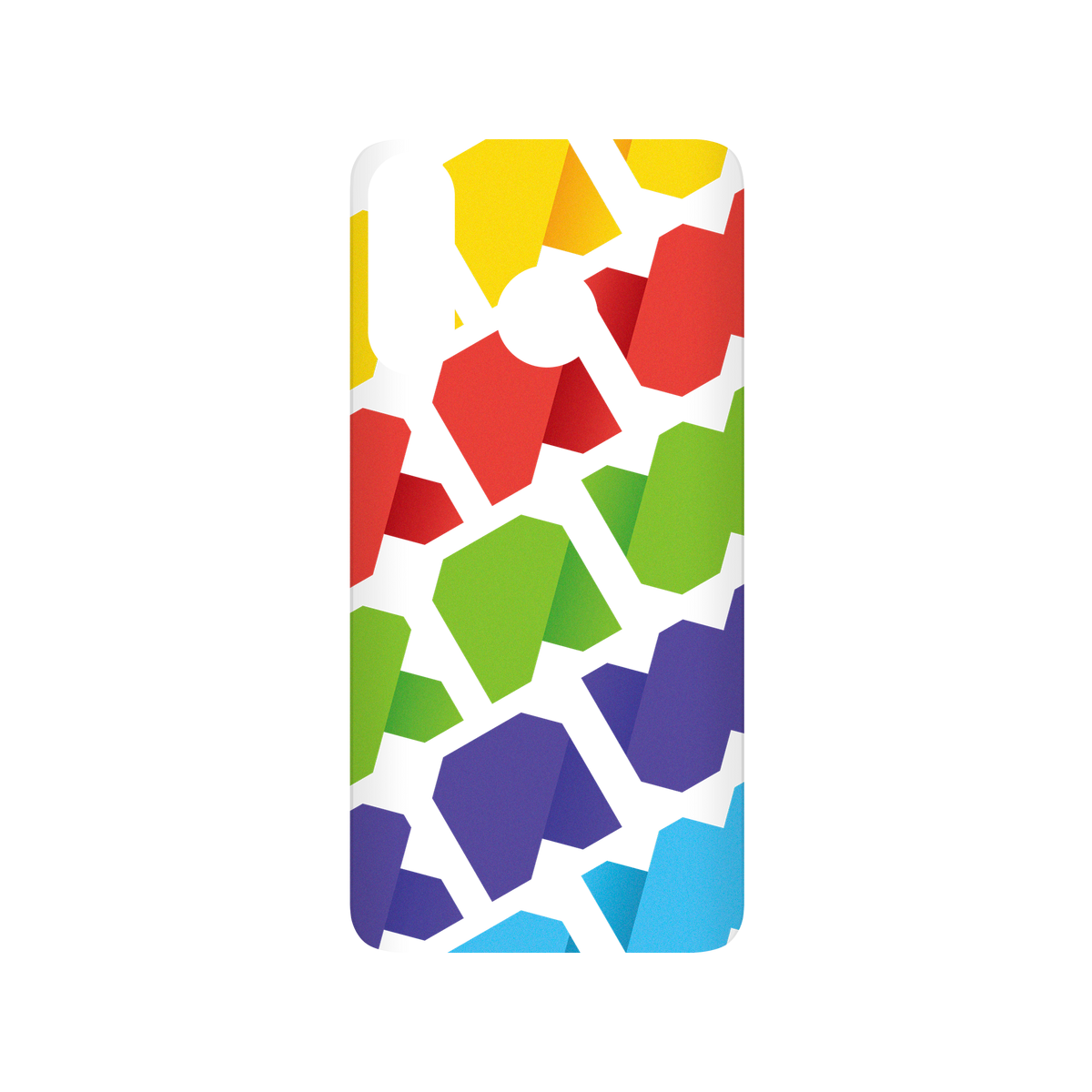 RhinoShield X JOCR SolidSuit Huawei P30 Lite Case - Raw Rainbow Pattern Big