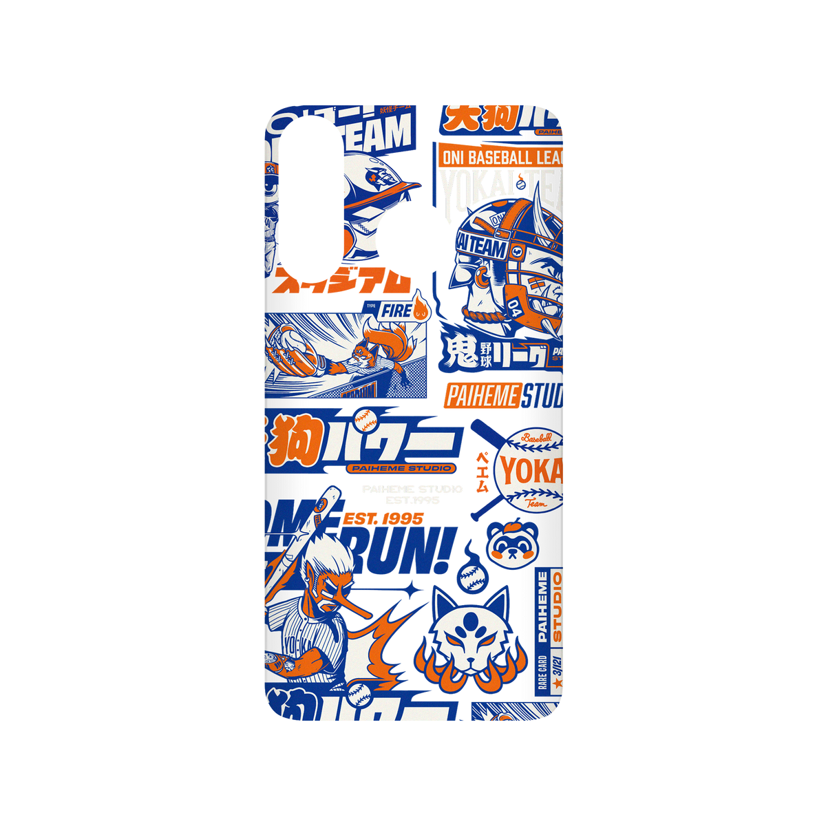 RHINOSHIELD X Paiheme Studio SolidSuit Huawei P30 Lite Case - Yokai Baseball Mix