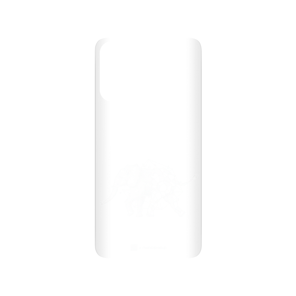 RhinoShield X Kerby Rosanes SolidSuit Huawei P30 Lite Case - Geo Elephant - White
