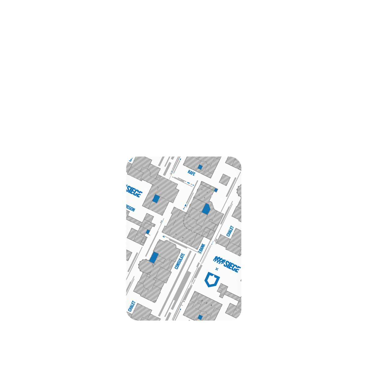 RhinoShield X 6: Siege SolidSuit ASUS Zenfone 8 Flip Case - Map - Blue