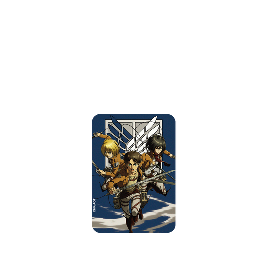 RhinoShield X Attack on Titan SolidSuit ASUS Zenfone 8 Flip Case - Eren, Mikasa, and Armin